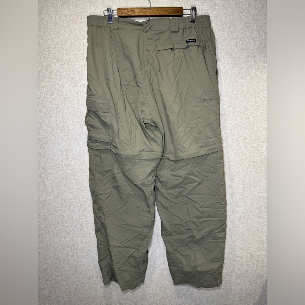 Columbia GRT Convertible Trekking Pants Zip-Off Shorts Hiking Fishing Size L - Picture 2 of 11